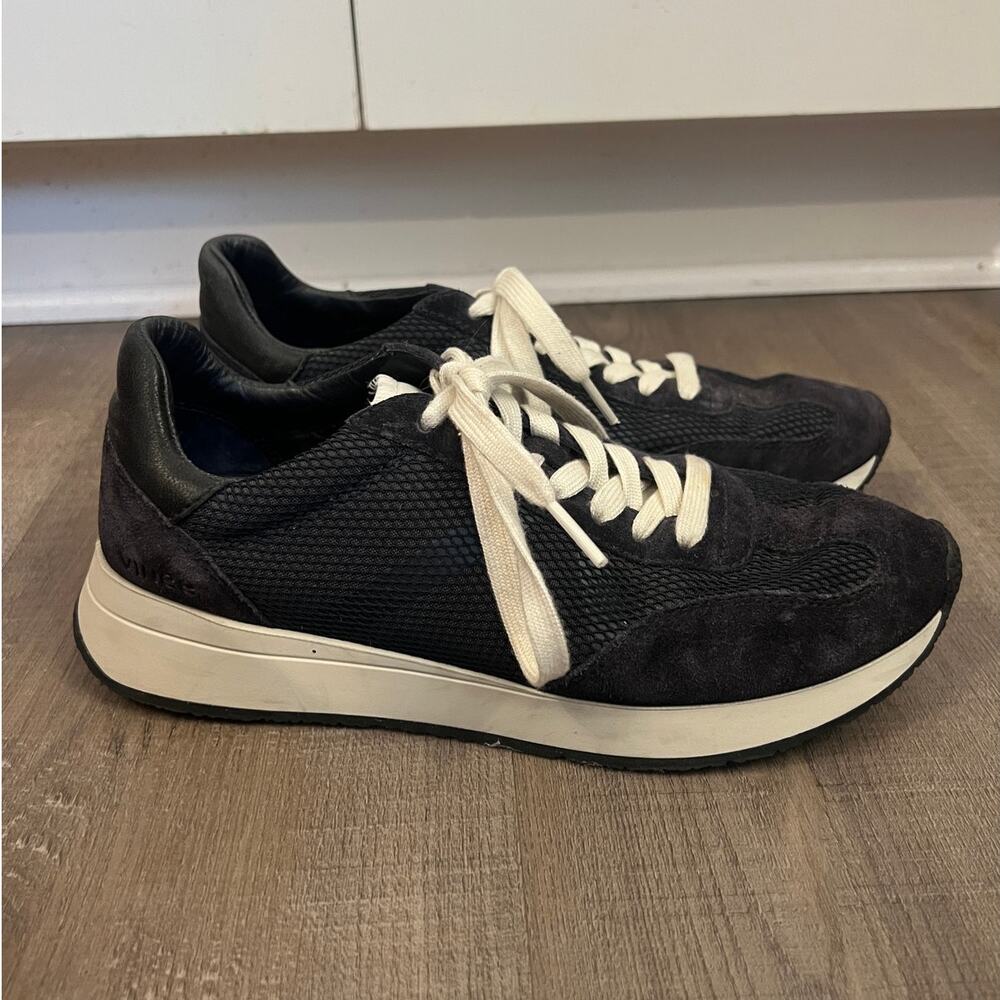 Vince Ohara Suede & Mesh Lace-up Women's Sneakers